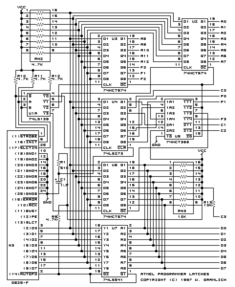 Latching Circuits Schematic