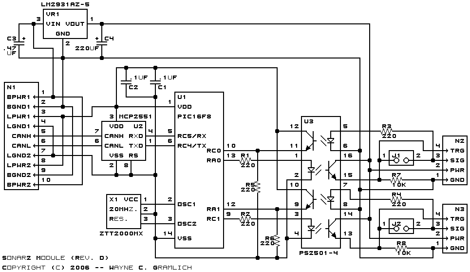 Sonar2 Module (Revision D)