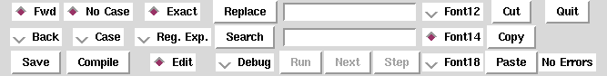 Buttons Sub-Window