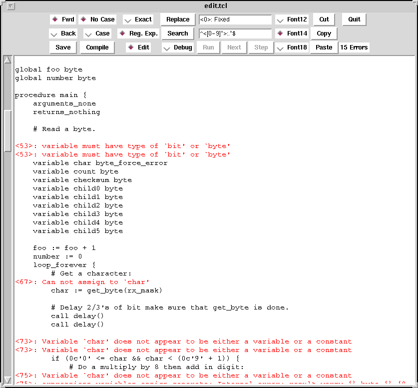 Compiler Errors